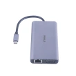 9-in-1 Type C Hub - 3 USB/HDMI/SDC/MSDC/Gb Lan/VGA/Type C (100w) [ADH007 PD 100W 9-in-1 GREY]