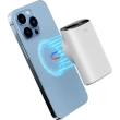 Magnetic Wireless Portable Charger, 9000mAh Power Bank White