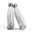 Double-Walled Vacuum Flask In Stainless Steel - Marble - 500ml