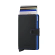 Mini Wallet Matte MM - Black &amp; Blue