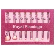 "Royal Flamingo" Makeup Brushes Set - 8 pcs.