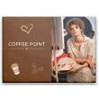Coffee Point Makeup Set (2 Mascaras, Brow Marker, 2 Lip Glosses, Eyashadows Palette 8 Colors)