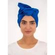 Turban - Blue Satin