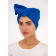 Turban - Blue Satin