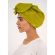 Turban - Lime Green Satin