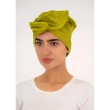 Turban - Lime Green Satin