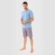 Men&rsquo;s V-Neck Short Pajama Set
