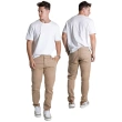 بنطلون جينز رجالي من قماش التويل - كاكي
