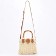 Tulum Bamboo Summer Straw Bag - Dune Beige