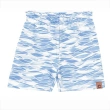 Baby Boy's Fleece Shorts &ndash; Soft Cotton Blend -  Blue &amp; White