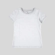 Girls' Basic Cotton T-Shirt &ndash; Crew Neck - White