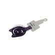 Cat Shaped Electroplating Dry &amp; Wet Comb Purple