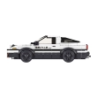 The AE86 Mini Sports Car Building Set - Black and White