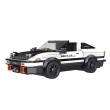 The AE86 Mini Sports Car Building Set - Black and White