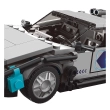 DeLorean Time Machine Model Car to Build - Silver