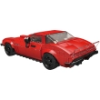 Corvette Sports Car Model Building Set - Red
