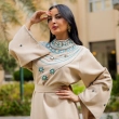 عباية نسائية أنيقة مطرزة بالخرز - للمناسبات الاحتفالية والرسمية