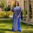 Women's Elegant Embroidered &amp; Beaded Closed Daraa - Free Size, Formal Gatherings