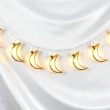 Golden Crescent String Lights &ndash;White- A radiant celestial path to illuminate your festive home