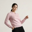 Cozy Women&rsquo;s Knitwear Top With Long Sleeves And Collar Detail