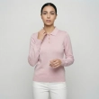 Cozy Women&rsquo;s Knitwear Top With Long Sleeves And Collar Detail