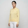 Cozy Women&rsquo;s Knitwear Top With Long Sleeves And Collar Detail