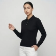 Cozy Women&rsquo;s Knitwear Top With Long Sleeves And Collar Detail
