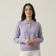 Cozy Women&rsquo;s Knitwear Top With Long Sleeves And Collar Detail