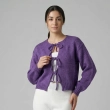 Cozy Women&rsquo;s Knitwear Cardigan With Relaxed Fit And Soft Material &ndash; Purple