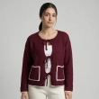 Women&rsquo;s Modern  Knitwear Cardigan With Cozy Design, Contrast Details, And Practical Pockets