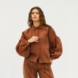 Women&rsquo;s Fluid Motion Two-Piece Set &ndash; Dramatic Lantern-Sleeve Shirt &amp; Tailored Wide-Leg Pants