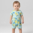 Tip Top Baby Sicilian Romper &ndash; Lemon &amp; Light Green