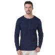 Mirante Men&rsquo;s Long Sleeve T-Shirt &ndash; Premium Combed Cotton, Classic Fit Crewneck, Soft Breathable Base Layer, Casual Essential