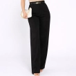 Women&rsquo;s High-Waist Tailored Pants with Belt- Bravvi Classic Straight-Leg Trousers - Structured Office to Casual Wear