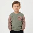 Tip Top Toddler Little Buddy Sweatshirt &ndash; Green &amp; Earth Tones