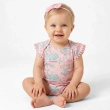 Tip Top Newborn Bodysuit Dinosaurs &ndash; Light Pink