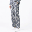 Comfortable Women&rsquo;s Pants With White Print &ndash; Blue With White Print