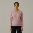 Cozy Women&rsquo;s Knitwear Top With Long Sleeves And Collar Detail