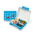 Flex &amp; Lock Flexbox: Blue Toyworld Edition &ndash; Leak-Proof Silicone Bento Box with Customizable FlexCharmz