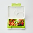 Flex &amp; Lock Flexbox: Blue Dinosaur Edition &ndash; Leak-Proof Silicone Bento Box with Customizable FlexCharmz
