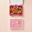 Flex &amp; Lock Flexbox: Pink Unicorn Edition &ndash; Leak-Proof Silicone Bento Box with Customizable FlexCharmz