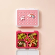 Flex &amp; Lock Flexbox: Pink Unicorn Edition &ndash; Leak-Proof Silicone Bento Box with Customizable FlexCharmz