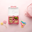 Flex &amp; Lock Flexbox: Pink Unicorn Edition &ndash; Leak-Proof Silicone Bento Box with Customizable FlexCharmz