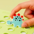 Stegosaurus FlexCharmz &ndash; Dinosaur Edition Silicone Accessory for Bento Box &amp; Cutlery