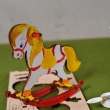 Creative Wooden Colouring Rocking horse &ndash; Interactive Mechanical DIY Kit for Young Artists