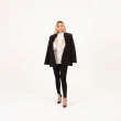 The Noir Atelier Blazer - Structured Oversized Fit - Black