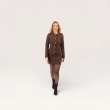 The Mocha Muse Knit Set - Cardigan &amp; Mini Skirt - Brown