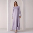 Women's Flowing Maxi Dress - Serene Elegance Evening Wear - Lavender
