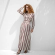 Women's Regular 2-Piece Set - Elegant Brunch &amp; Vacation Style - Burgundy