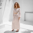 Women's Regular 2-Piece Set - Elegant Brunch &amp; Vacation Style - Light Pink
